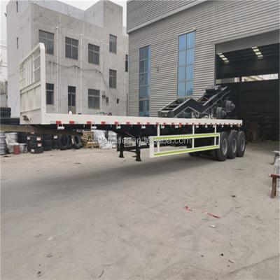 China Truck Trailer ChinaRuida new 3 axles superlink flatbed trailer for sale