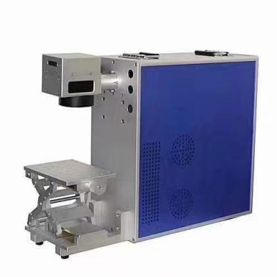 China Jewelry 10w 20w 30w 50w Ipg Air Cooled Mini Portable 3d Fiber Laser Cheap Rotary Marking Machine for sale