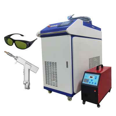 China Factory 1000W Mini Type Handheld Fiber Laser Welding Machine Cleaning Laser Cutting Machine Stainless Steel Manufacturing 3 In One for sale