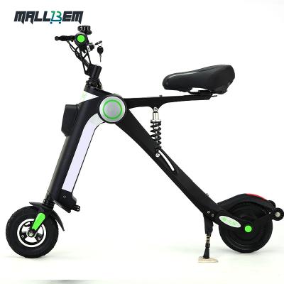 China Magnesium Alloy Color Custom Size Fat Tire Folding Step By Electric Bike With Hidden Battery for sale