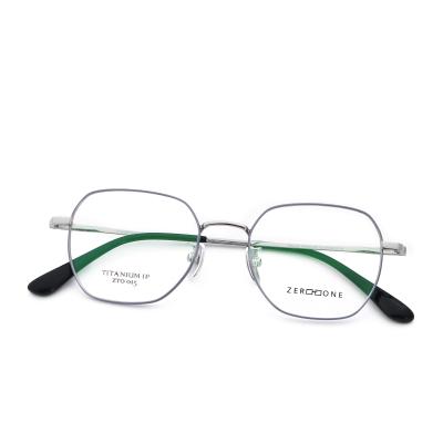 China Nieuw Modieus Goed Elastiek Unisex Beta Titanium Bril Frame Te koop