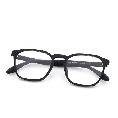 China Polygons Wood Grain Frame Eye Glasses Acetate Glasses Frame Unisex for sale