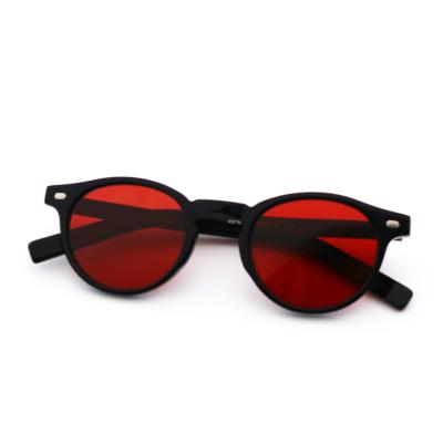 China Custom Logo Retro Personality Acetate Frame Fad Popular MR 98A10 for sale