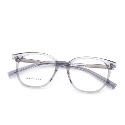 China Various Color Vogue Acetate Optical Eyeglasses Frame Neuter MR 809 for sale