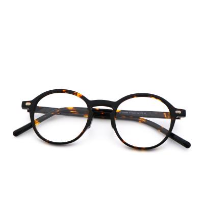 China Handmade Acetate Glasses Individuality Acetate Eyeglass Frame MR 98066 for sale