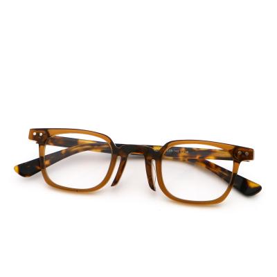 China Custom Order Fad Handiwork Acetate Glasses Optical Frame MR 98215 for sale