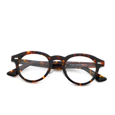 China Light Men'S Acetate Glasses Black Colorsful Stylish Artisanal Acetate Optical for sale