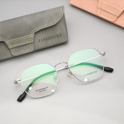 China Full Rim Beta Titanium Glasses Frame Men Women Glasses Wholesale for sale