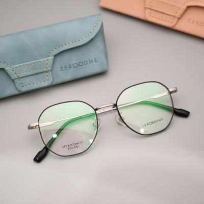 China Ultralight IP Plating Beta Titanium Glasses Frame For All Face for sale