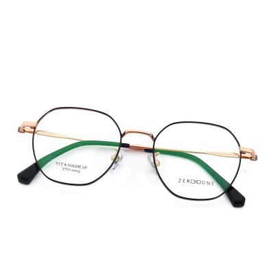 China Beta Titanium Bril Unisex IP Plating Frame Retro Style Bril Te koop