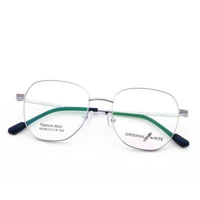 China Square Eyeglasses Frames Temple Adjustable β Titanium Unique 66356 for sale