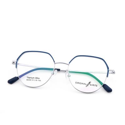 China Weightless Colorful B Titanium Frames Optical Glasses Frame 66359 for sale