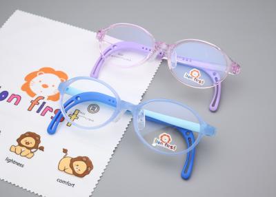 China Fad Elliptic Shape Frame TR And Silicone Kids' Glasses LF 5522 for sale