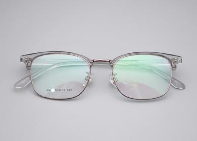 China Lightweight Metal Framework Browline Glasses With Face Shape Match And All Face 3522 for sale