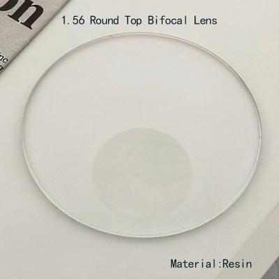 China Resin 1.56 HMC Coating Round Top Bifocal And Progressive Lenses Quality Lens for sale