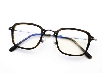 China Trendy Optical Eyeglasses Frame Pure Lightweight Titanium Glasses for sale