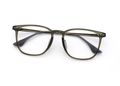 China Rectangle Shape Adjustable Temple Pure Titanium Spectacles 839 for sale