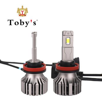 China Hot Selling Aluminum TF5 Pro 65W 6500LM Aviation Size 6063 2022 Tobys Automotive Auto Light Power Led Bulb Lighting For Cars for sale