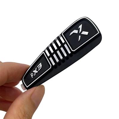 China Durable and easy to stick Customized high-end 3D three-dimensional metal word four-dimensional trademark sticker for sale