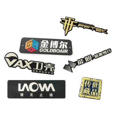 China Durable and easy to stick custom brushed silver design electroforming metal LOGO nickel sticker for laptop notebook display mobile telephone fridge TV for sale