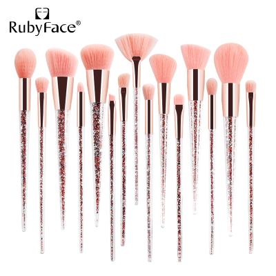 China Angular Blush RubyFace Vegan Diamond Glitter Makeup Brush Cosmetics Brush Make Up Cosmetic Brushes for sale