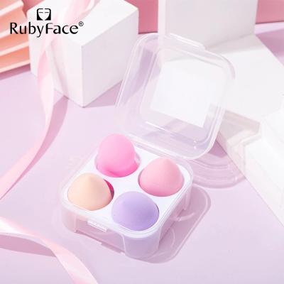 China 4PCS/Box Makeup Egg Box Blender Egg Makeup Powder Blow Beauty Cosmetics Blow Free Latex Makeup Sponge for sale