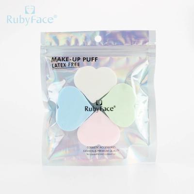 China Factory Direct Sale Disposable Heartshape Makeup Blast Makeup Sponge Eco-friendly Cleaning Bottle for sale