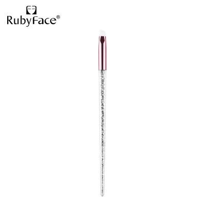 China Simple Eyebrow Brush Stock RubyFace Diamond Handle Brush Cosmetics Tool Makeup For Face Eyebrow Brush for sale