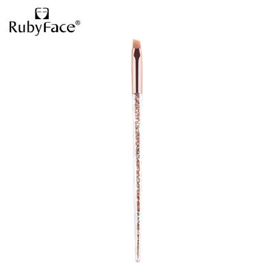 China Simple Eyebrow Brush Stock RubyFace Diamond Handle Brush Cosmetics Tool Makeup For Face Eyebrow Brush for sale