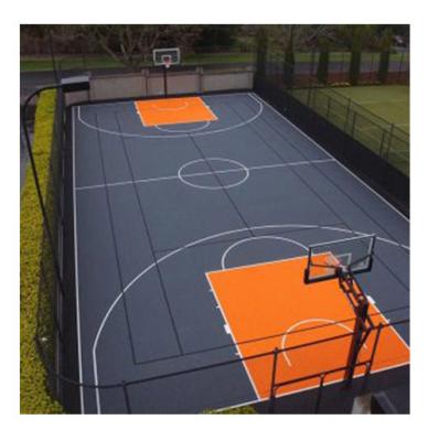 China Sports wind hot! Wanhe DIY Outdoor Backyard Basketball Court Flooring Kit Australia For Sports Court Tiles for sale