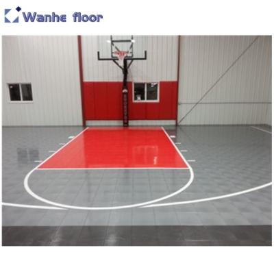 China Synthetic Basketball Polyurethane Basketball Court Sports Flooring Flooring Tennis Court With Lines for sale