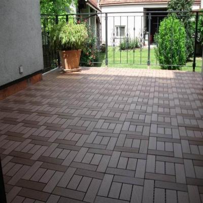 China Modern HOT SALE WPC Waterproof Environmental Interlocking Flooring 300*300mm WPC Decking Anti Slip Flooring for sale