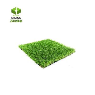 China Landscaping Wanhe 326 Luxury 50mm Budget Soft Laying Artificial Grass For Yard for sale