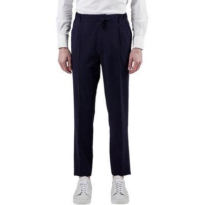 China 100% Cotton Mens Chinos Manufacturer Mens Navy Seersucker Drawstring QUICK DRY Cotton Chinos Pants Men's Slim Chinos for sale