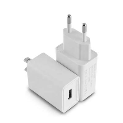 China High Efficiency Long Life and High Reliability US EU Plug 5V2A Power Adapter USB Travel Wall Charger Power Adapter Supply Portable Power Source OEM USB for sale