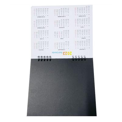 China Calendar ; Hot Selling Desktop Calendar High Quality Creativity Daily Planner Monthly Spiral Wall Calendars for sale