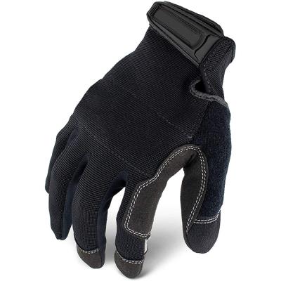 China Safety Anti-Slip Gloves Men Wholesale Lumberjack Working Gloves Mechanic Rigger Work Gloves Leather for sale