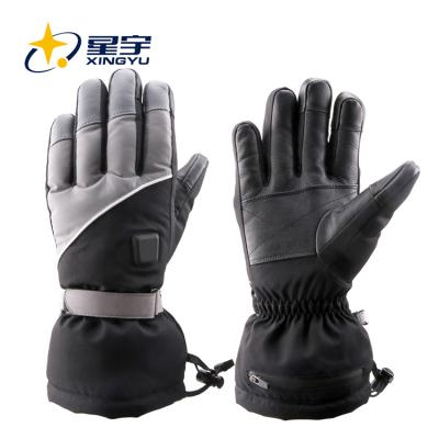 China Twill Heat Resistant Snow Insulation Sublimation Heated Gloves Winter Water Proof Cycling Skiing for sale