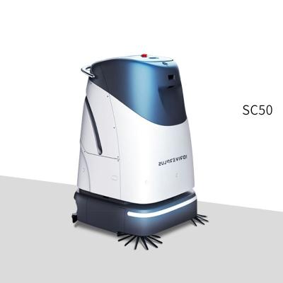 China Hotels Robot Workshop Factory Floor Sweeping SC50 Multifunctional Intelligent Commercial Industrial Robot for sale