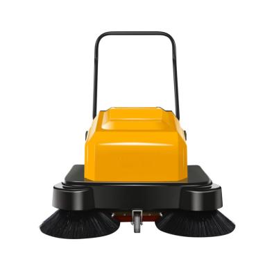 China Hotels Road Commercial Industrial Hand Push Street Floor Sweeper Dust Collector Walk Behind Floor Scrubber for sale