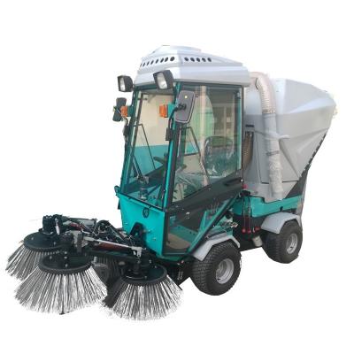 China Multi-Function Auto Fuel Sweeper Road Sweeper Automatic Floor Dust Floor Cleaning Mopping Sweeper for sale