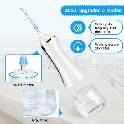 China Hotel H20 Water Flosser Irrigator Countertop Oral Dental Water Flossers with Faucet for Oral Health for sale