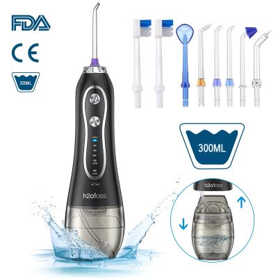 China H2ofloss Pulsating Water Portable Oral Irrigator with 5 Pressure Modes and Long Lasting Battery for sale