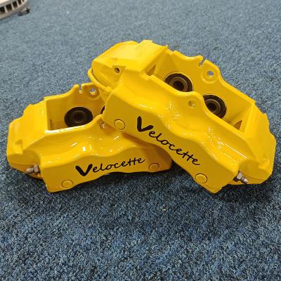 China Racing Modified 4 pistons Brake Caliper Floating Screw Brake Pads Disc Enhance braking performance for sale