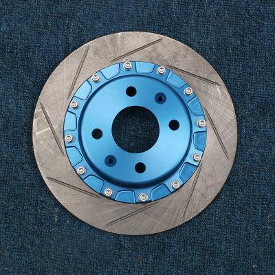 China Straight Line Slotted Performance Brake Disc Honda GK5 Rear Brake Calipers Kits Refitting for sale