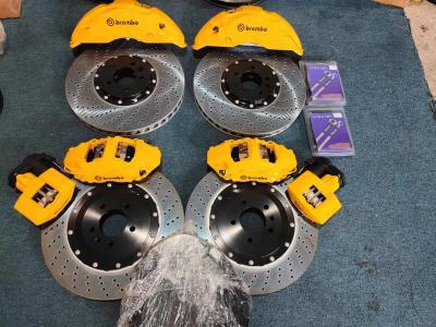 China Yellow 420x36mm Car Brake Kit 10pot Car Brake Caliper Fit For Audi Rsq3 / Akebono for sale