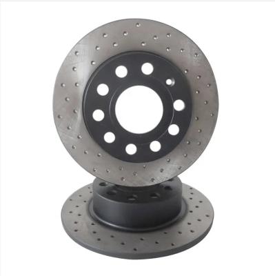 China OE 95535140251 Titanium Alloy Car Brake Disc Size 350*34MM Semi Metal Dustless à venda