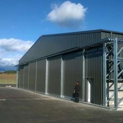 China High Rise Steel Structure Hangar Building Prefabricated Metal Frame Hangar Customized for sale