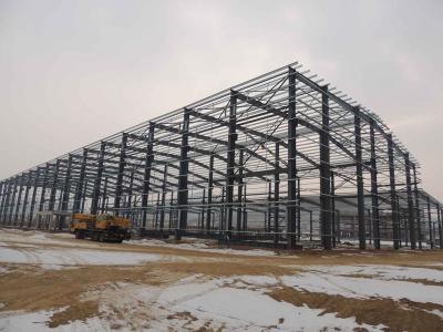 China Q355b Q235b Pre Fabricated Steel Buildings Metal Frame Structure Construction for sale