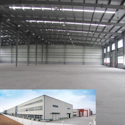 China 35m Clear Span Steel Structural Construction Prefabricated Light Weight Building for sale